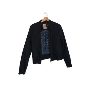 Black whimsigoth biker style jacket